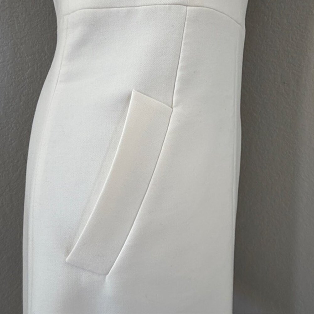 DVF Diane Von Furstenberg Carpreena Mini Shift Dress White Sz 2 - Picture 6 of 16